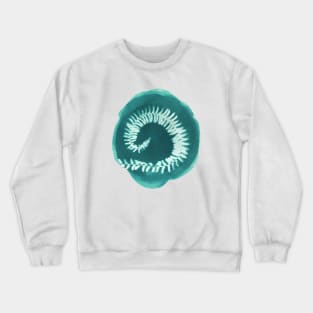 Fern spiral (turquoise) Crewneck Sweatshirt